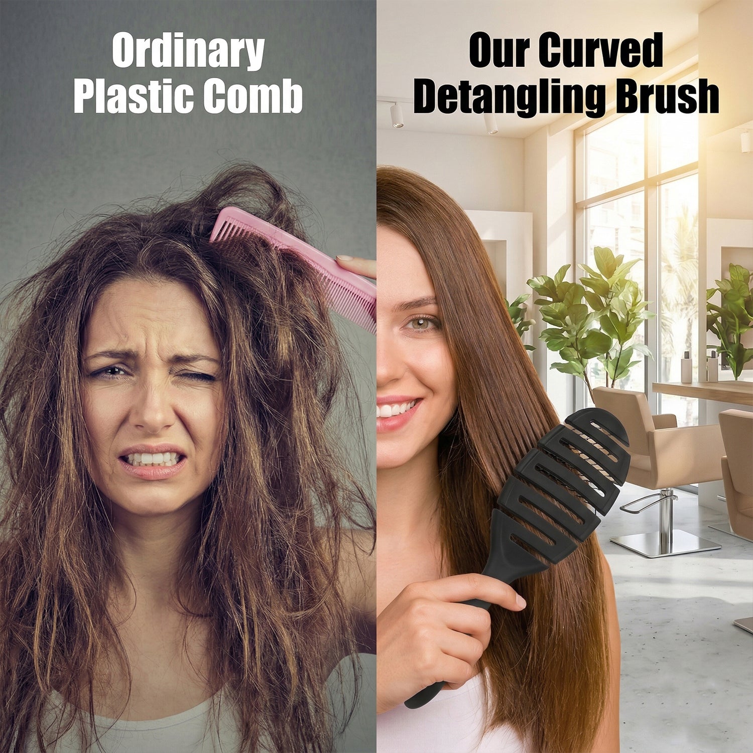 Premium Detangling  Hair Styling Hair Brush  Hair Comb With Flexible Vent Design