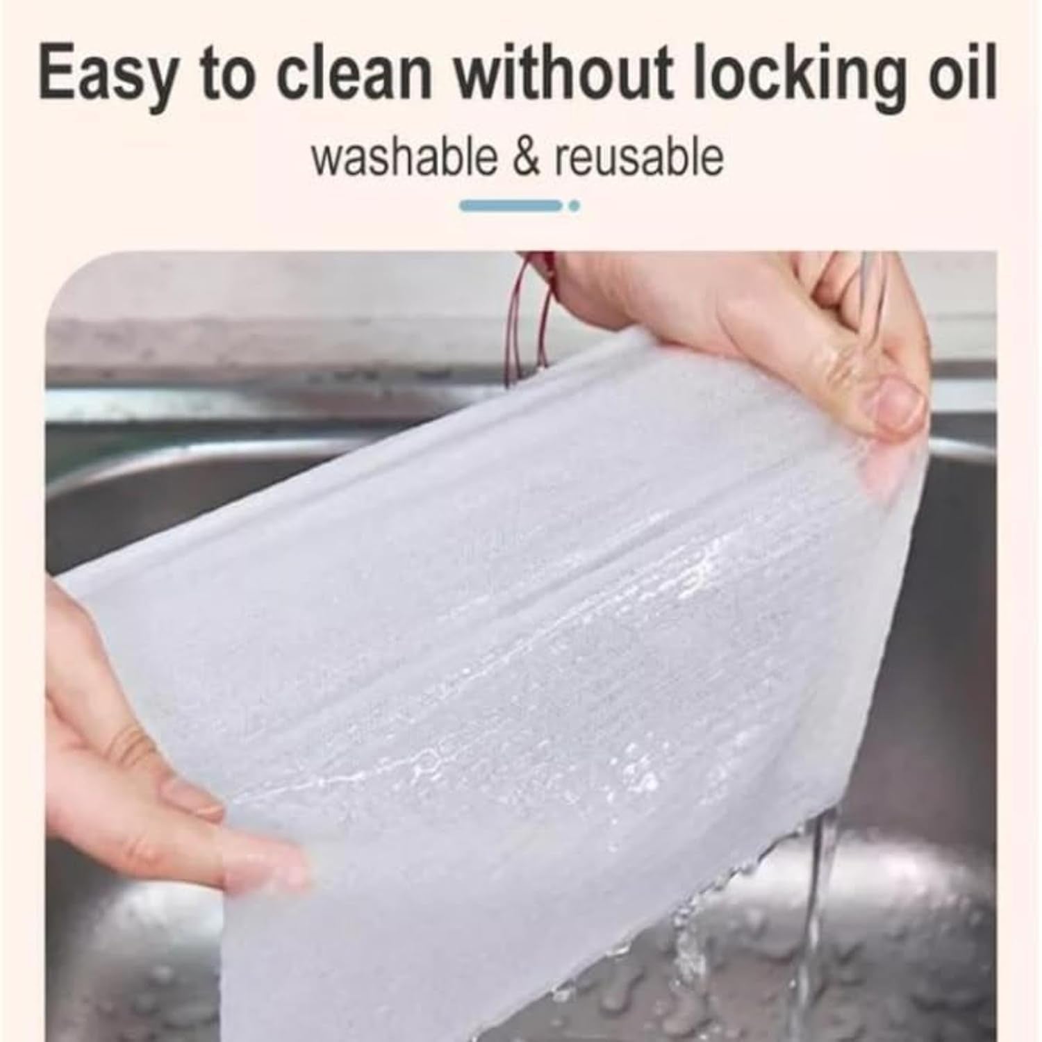 Kitchen Cleaning Wet Wipes For Oil And Grease Removal 80 Sheets Pack (1 Pc)