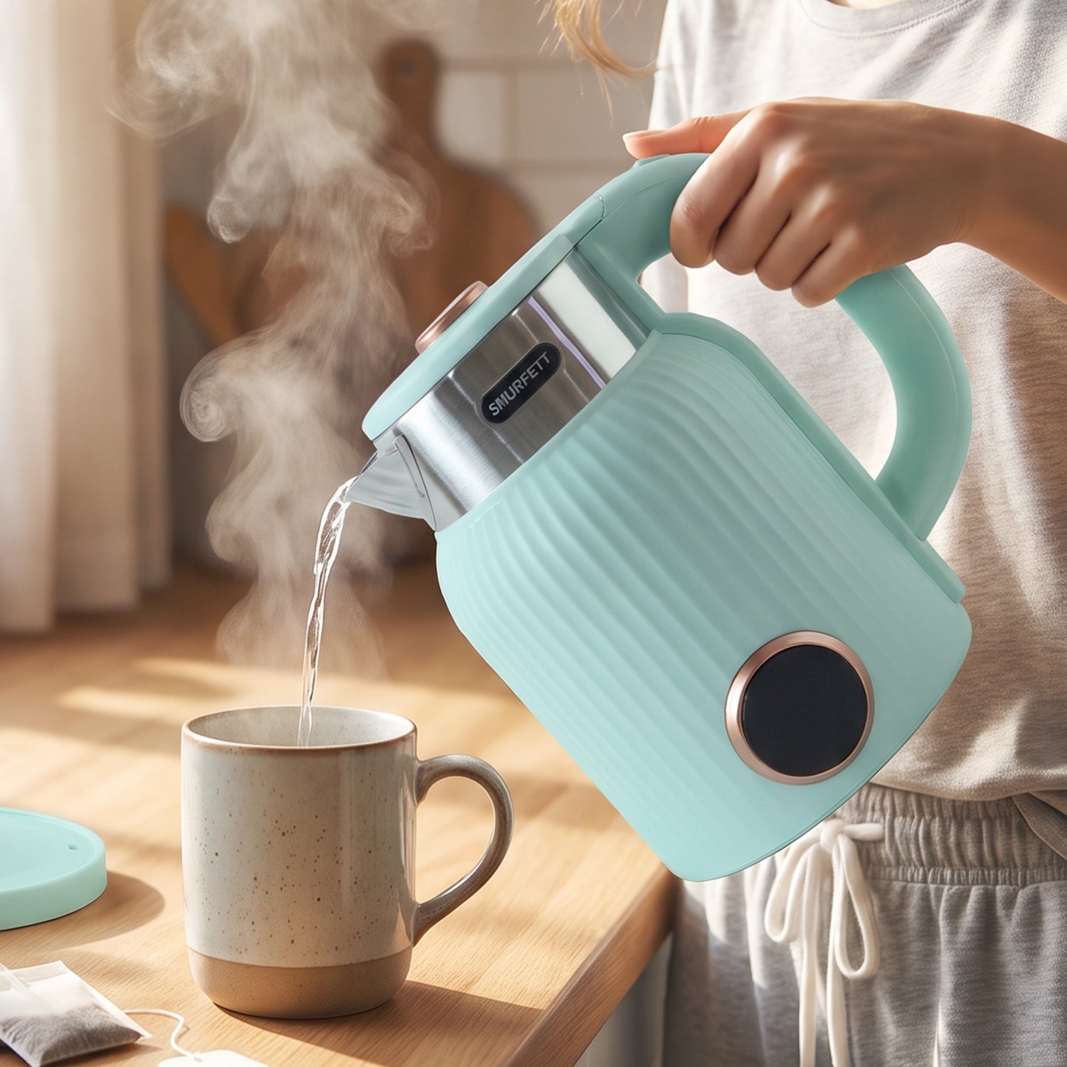 Electric Kettle 2 Litre 1500w For Tea Coffee Milk And Hot Water (1 Pc)
