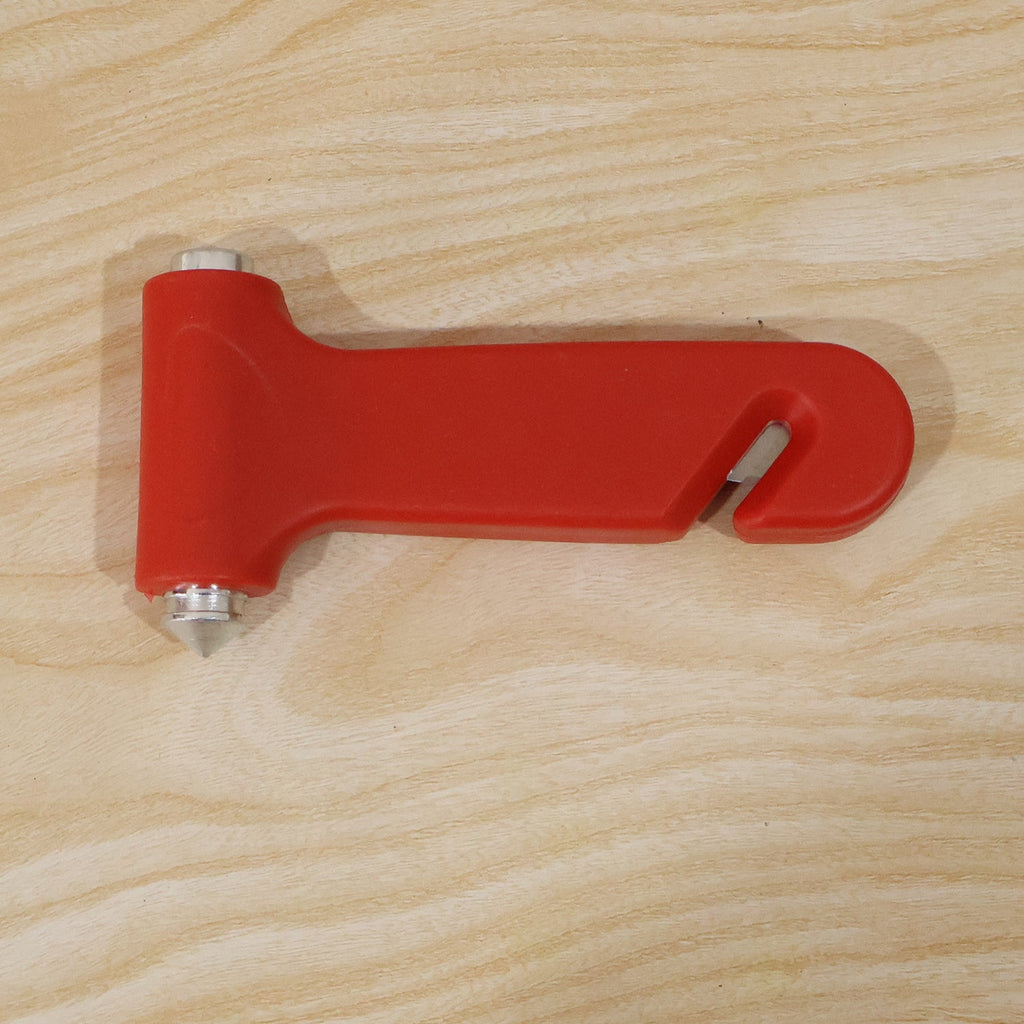 2 In 1 Car Safety Hammer Emergency Window Breaker And Seatbelt Cutter (1 Pc)