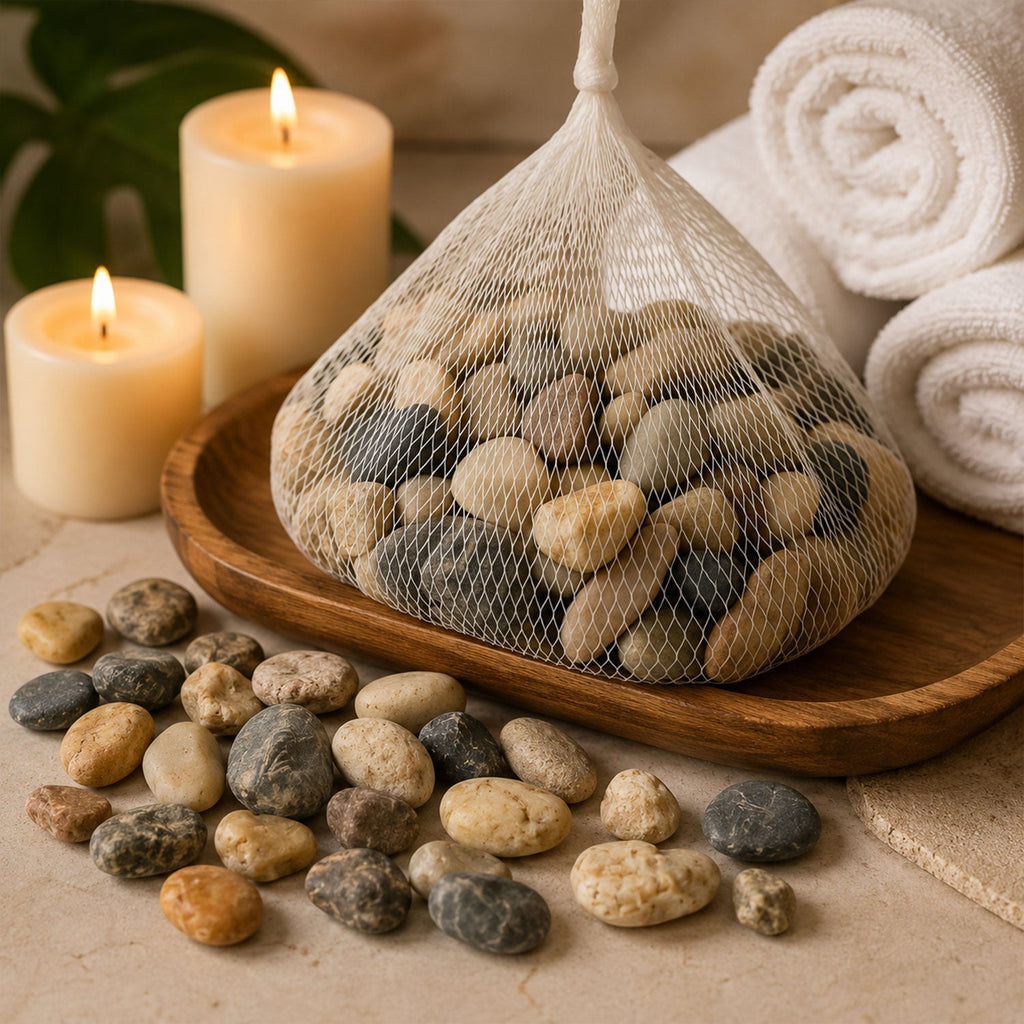 Decorative Natural Pebbles Stones For Aquarium Vase Garden And Home Decor (1 Set)