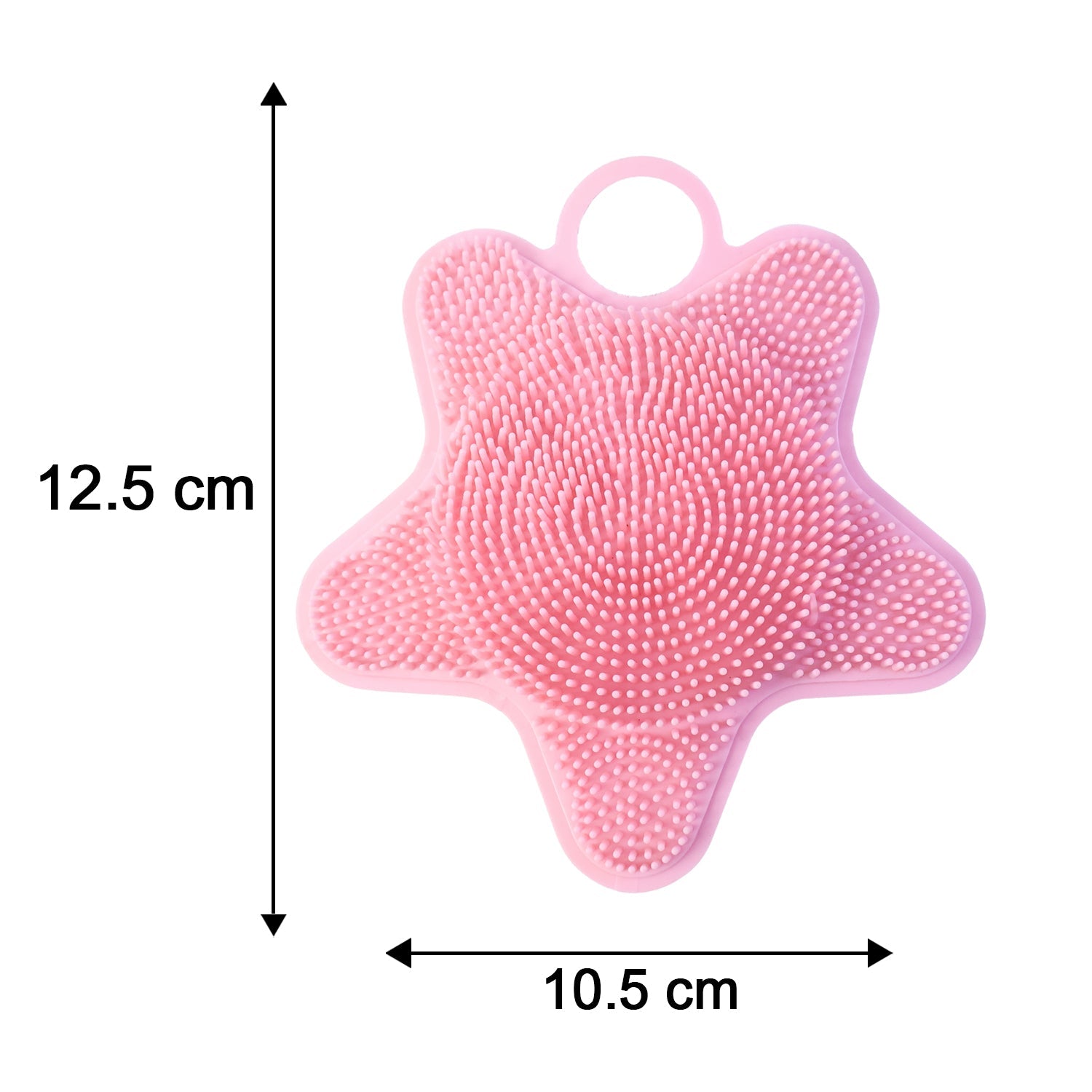 3 In 1 Silicone Shampoo Scalp Massager Brush Face Hair Body Cleanser (1 Pc)