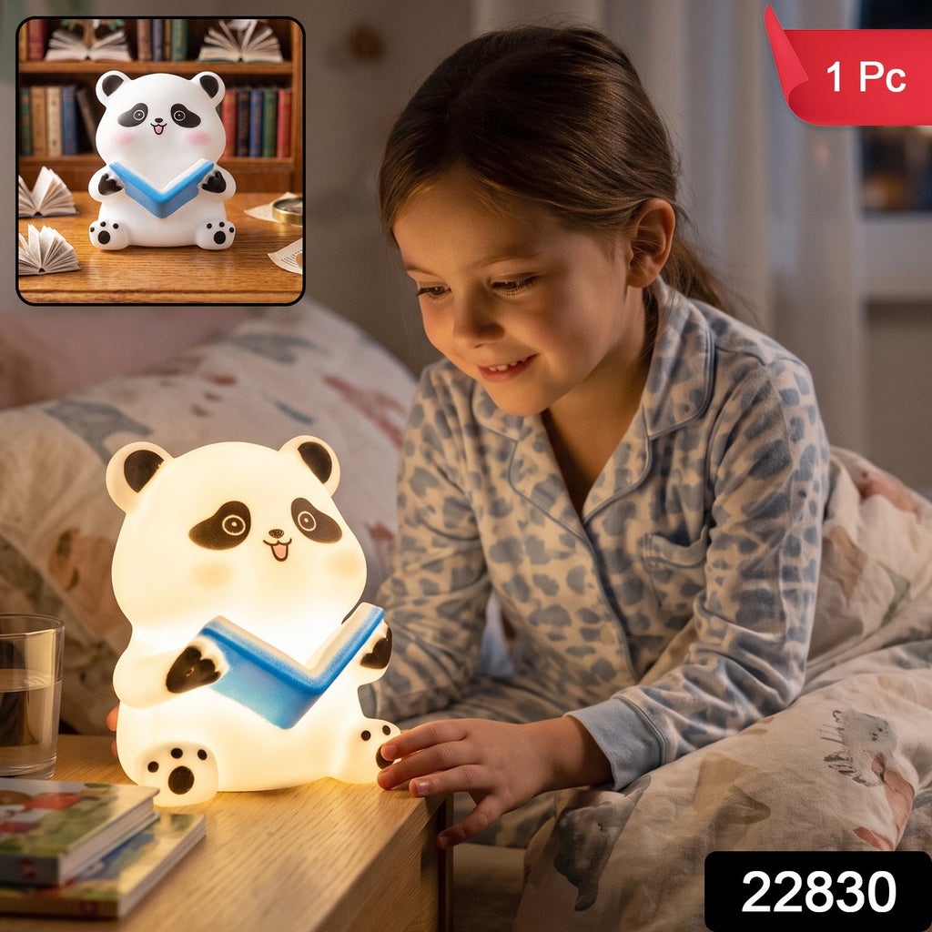 Panda Reading Led Night Light Cute Silicone Bedside Lamp For Kids (1 Pc)