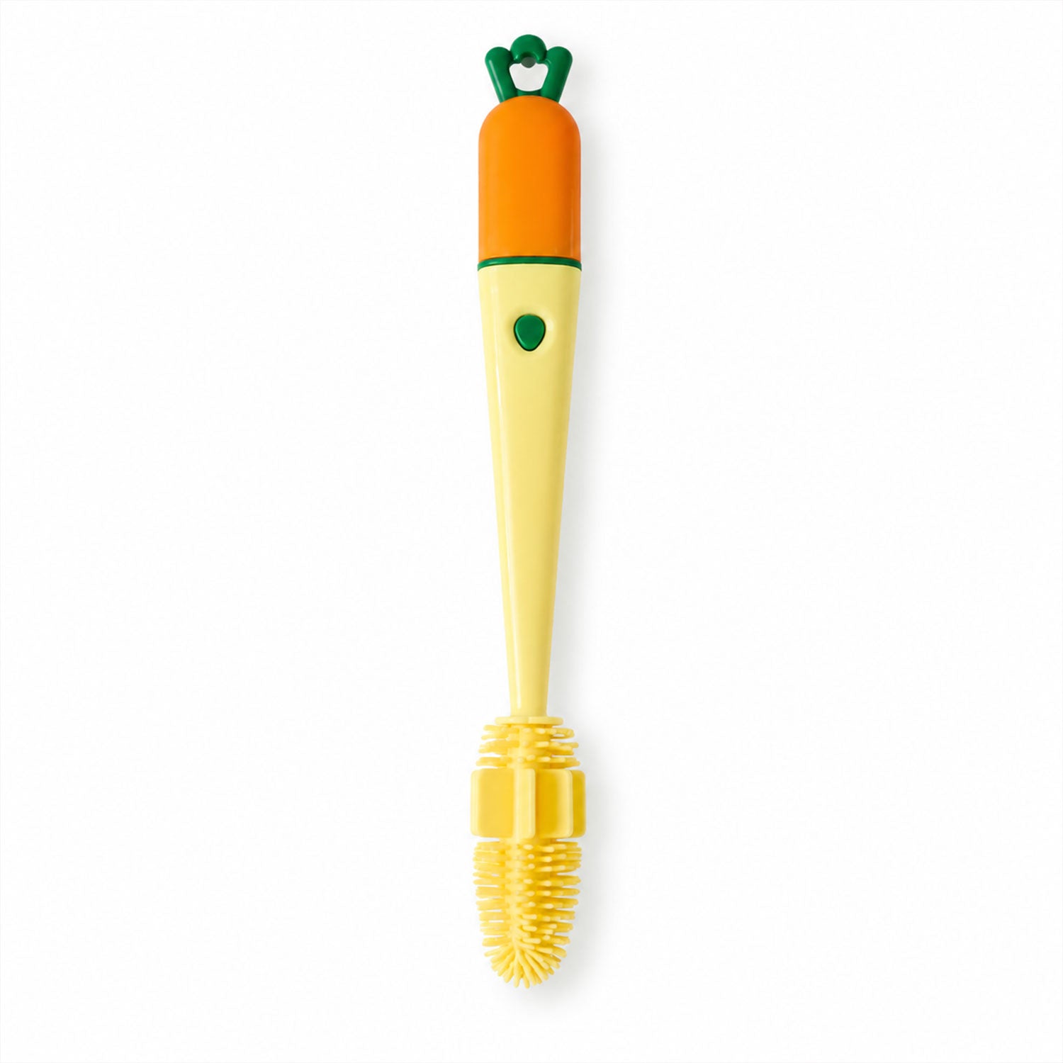 4 In 1 Silicone Bottle Cleaning Brush With Nipple Brush Long Handle (1 Pc)