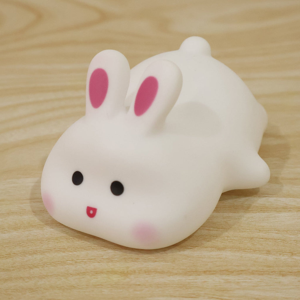 Rabbit Led Night Light Cute Silicone Bunny Bedside Lamp For Kids (1 Pc)