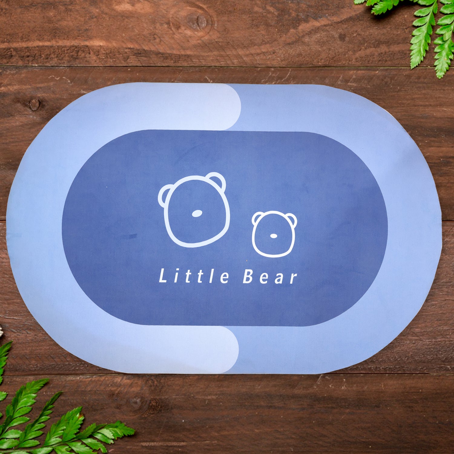Premium Little Bear Printed Soft Non-slip Bath Mat (1 Pc 118x79 Cm)