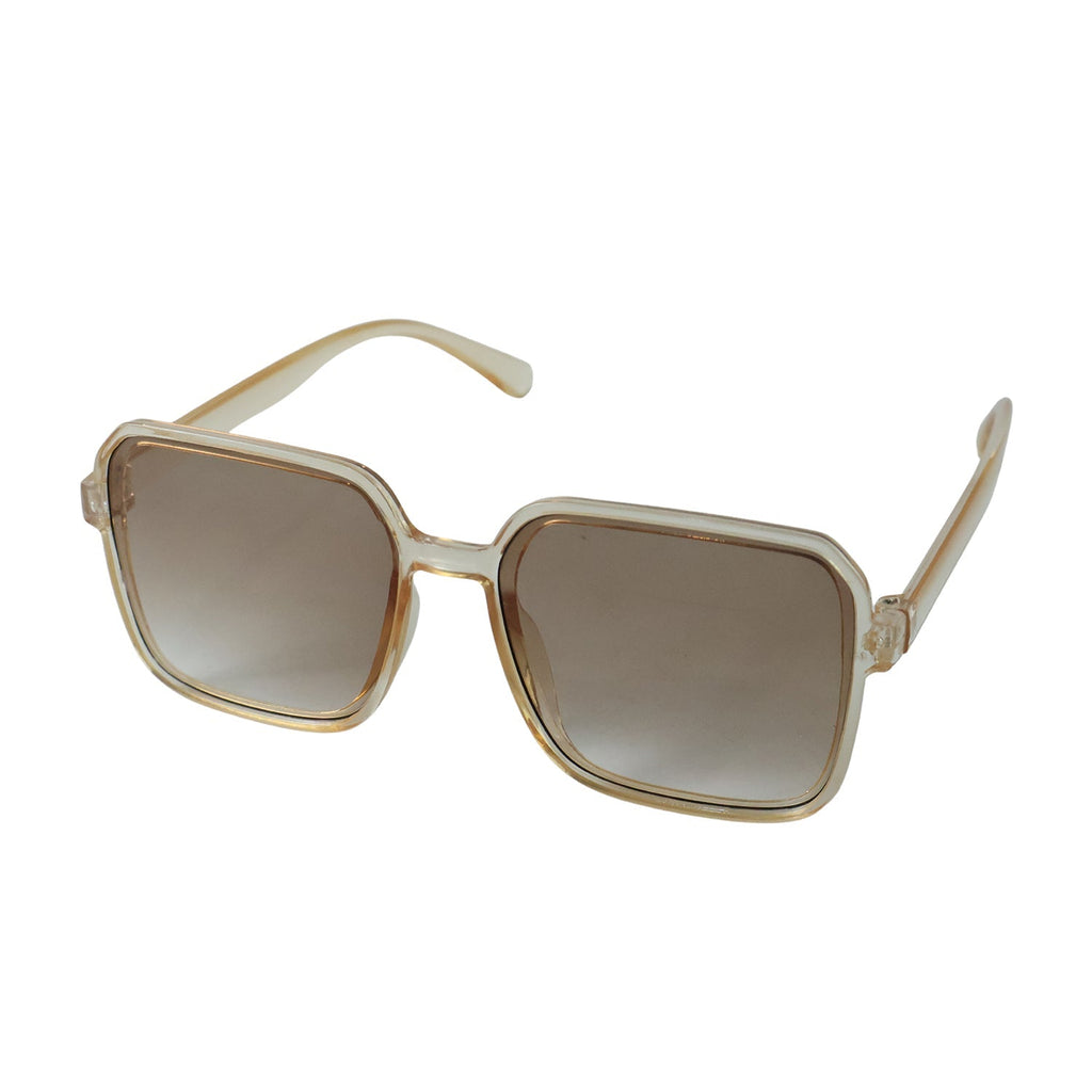 Square Retro Sunglasses For Men And Women With Gradient Tinted Lenses (1 Pc)