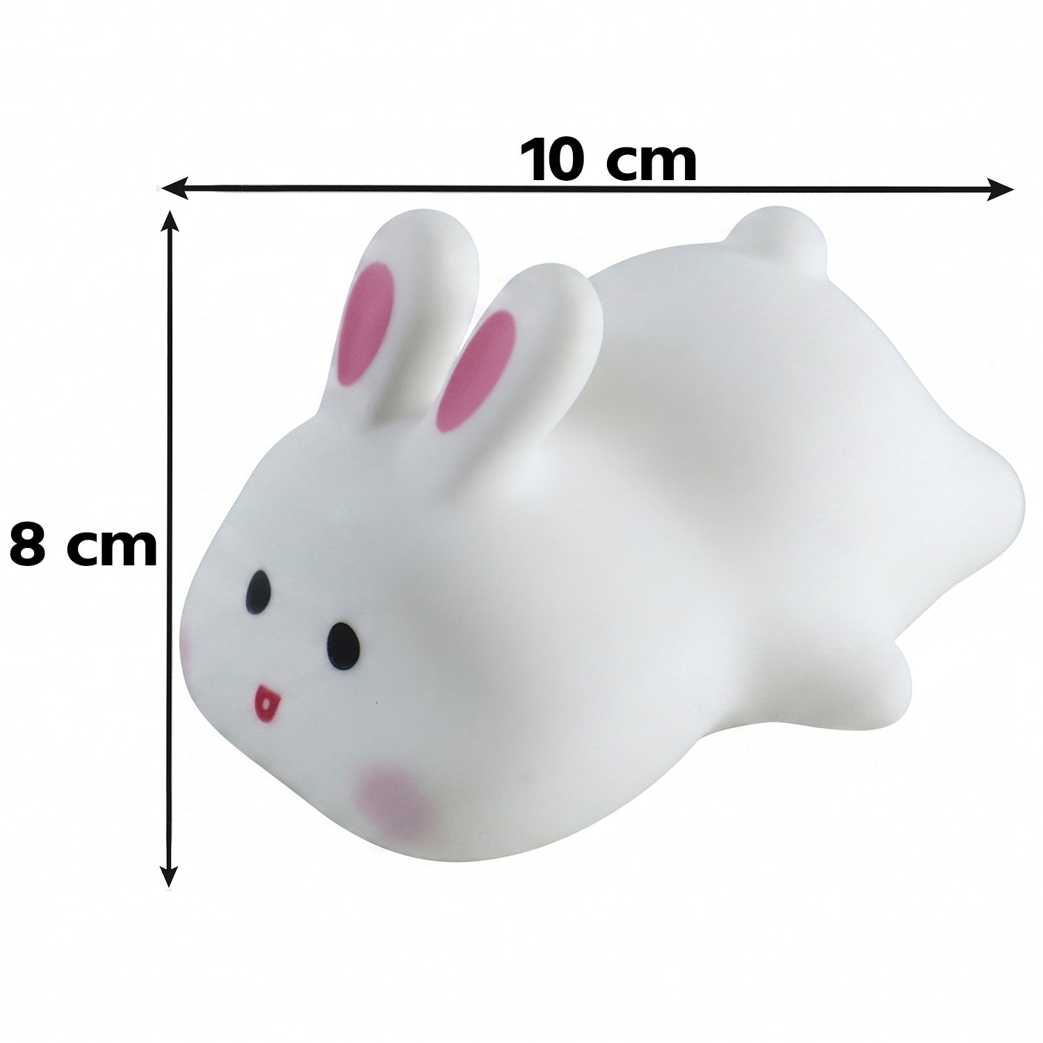 Rabbit Led Night Light Cute Silicone Bunny Bedside Lamp For Kids (1 Pc)