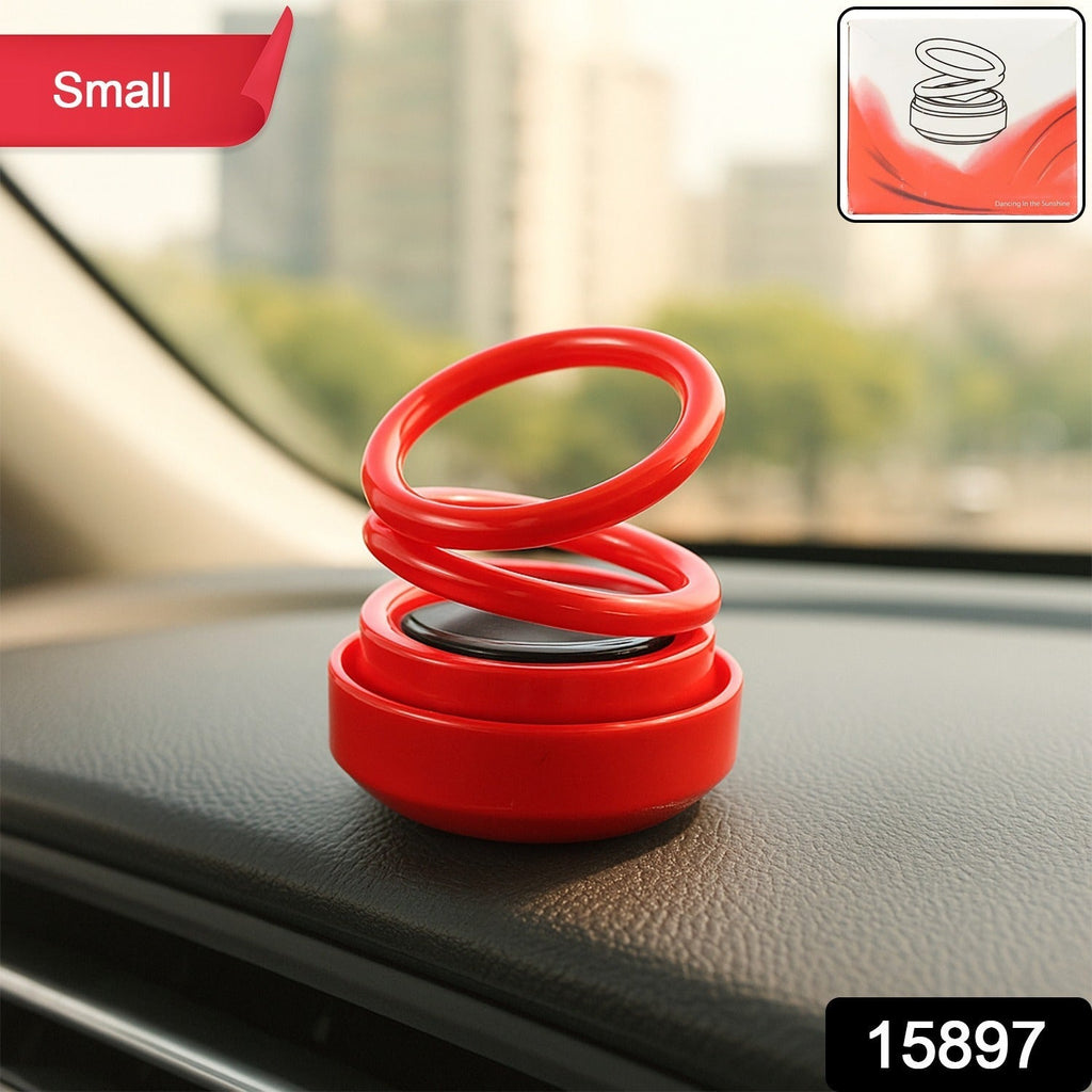 Solar car aroma diffuser close-up in sunlight