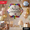 Feliz Cumpleanos Foil Balloon For Birthday Decoration 1 Pc
