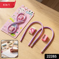 Kids School Stationery Set 4 In 1 Flexible Pencils Eraser Sharpener (1 Set)