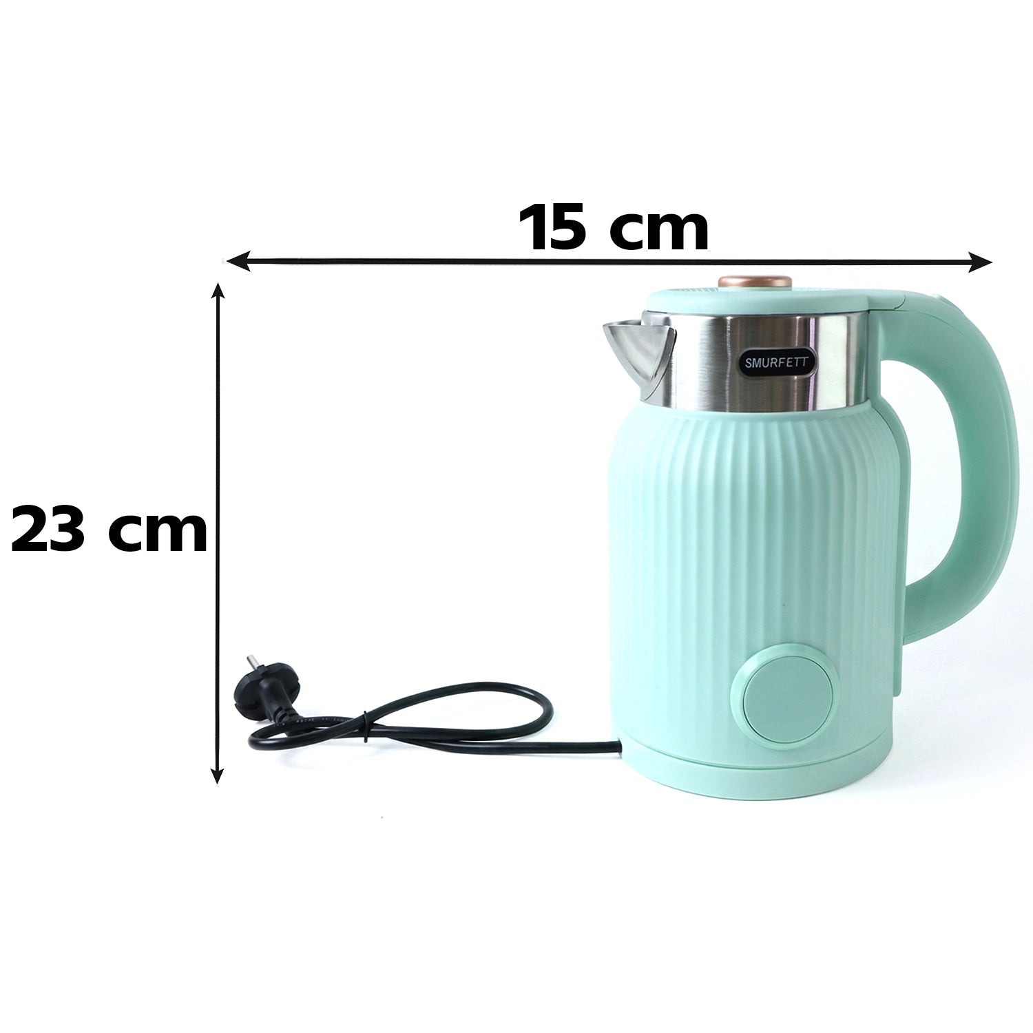Electric Kettle 2 Litre 1500w For Tea Coffee Milk And Hot Water (1 Pc)
