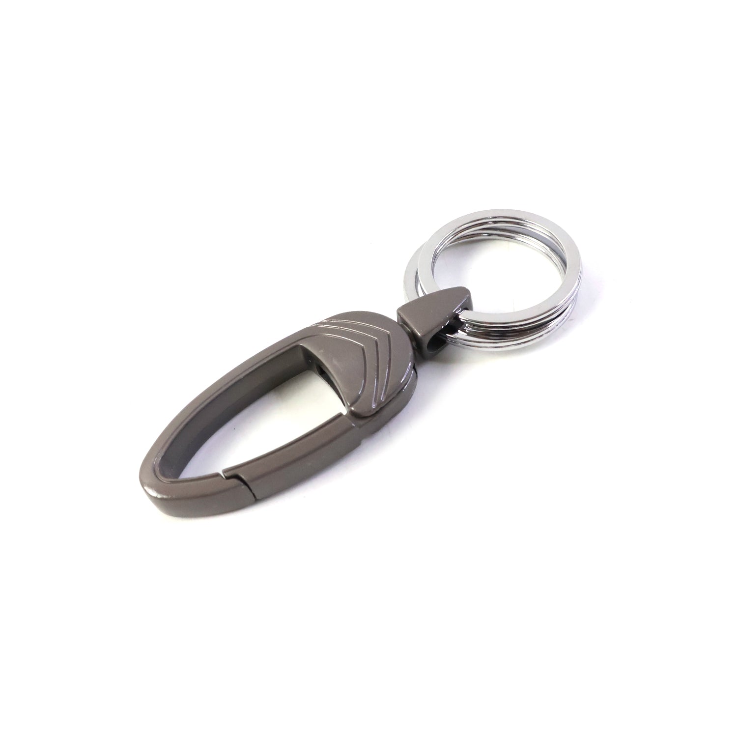 Premium Heavy Duty Metal Carabiner Keychain With Key Ring Clip Hook (1 Pc)