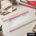 Transparent Multipurpose Zipper Pouch Bag (1 Pc)