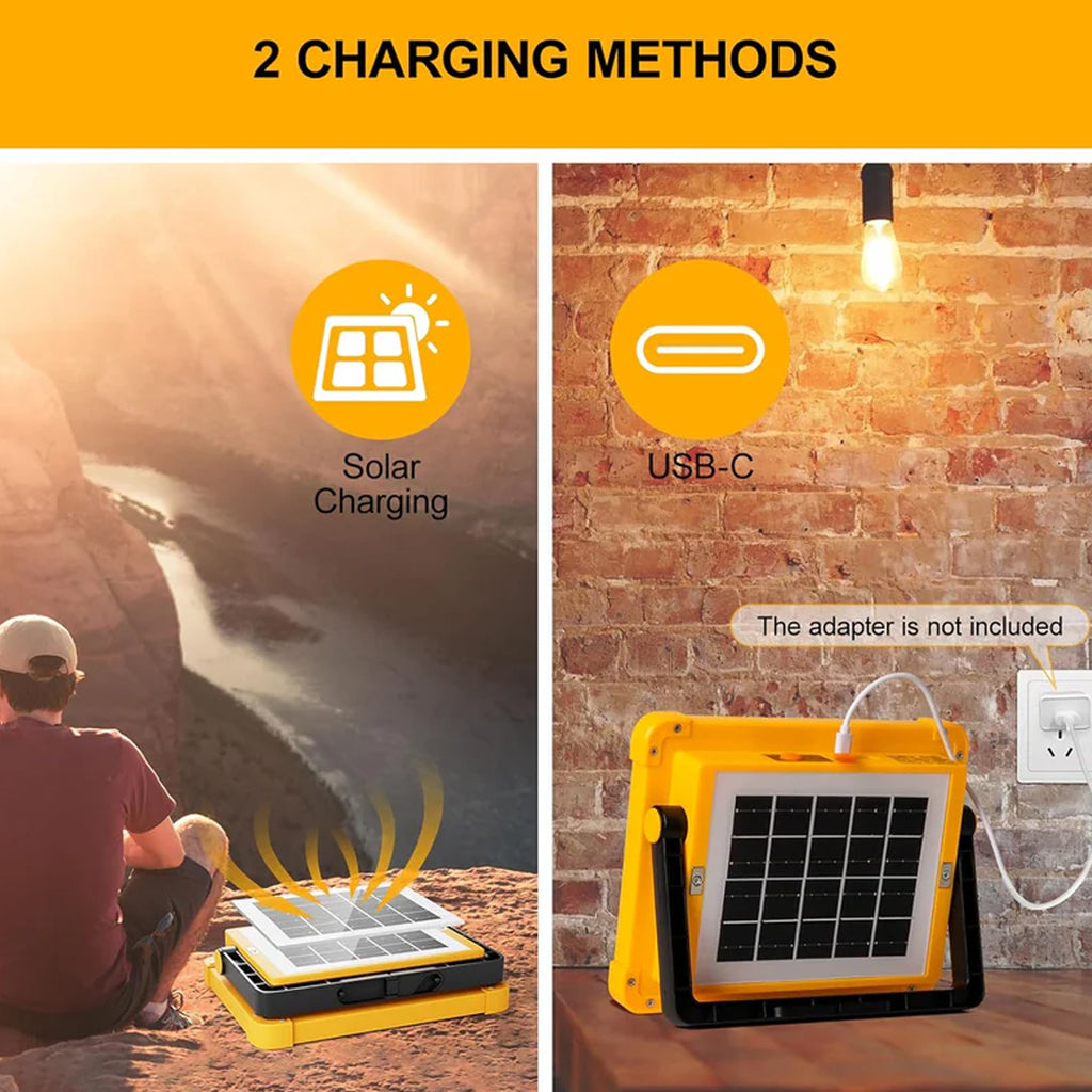 High Power Solar Led Flood Light (1 Pc 12000mah)