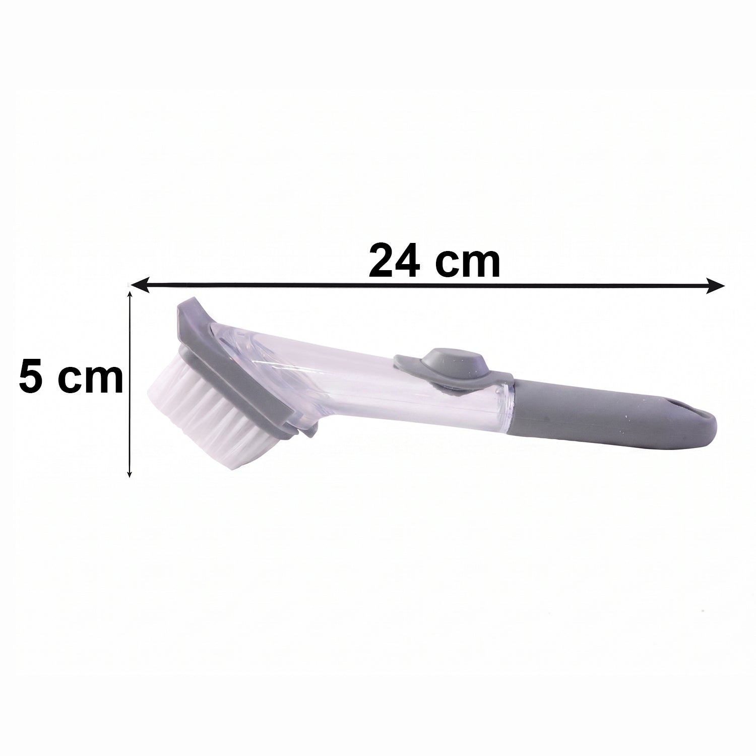 Soap Dispensing Dish Scrub Brush Refillable Kitchen Cleaning Brush (1 Pc)