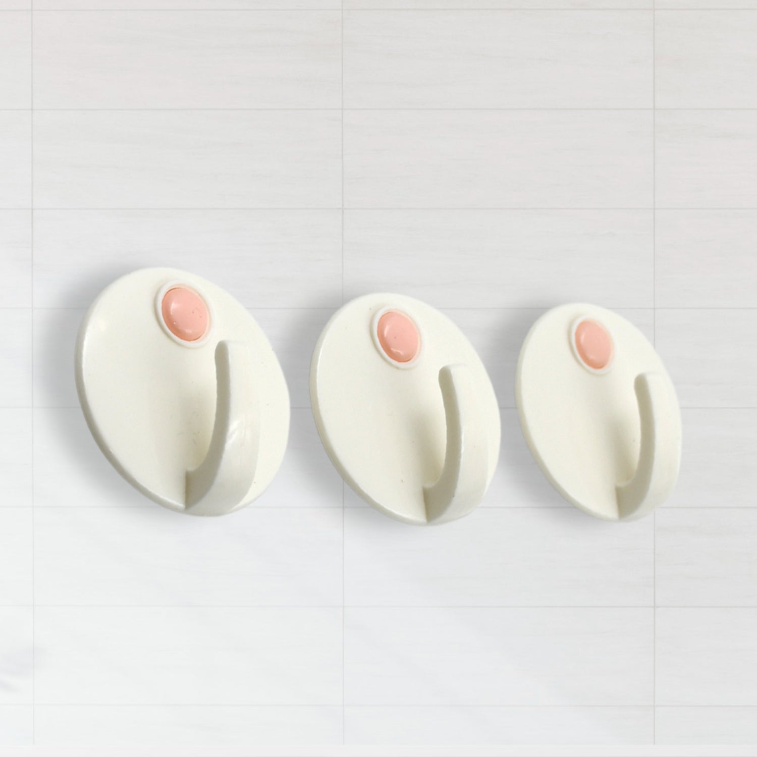 Multipurpose Strong Hook Self-adhesive Hooks For Wall Heavy Duty Hook Sticky Hook Household For Home Decorative Hooks Bathroom  All Type Wall Use Hook Suitable For Bathroom Kitchen Office