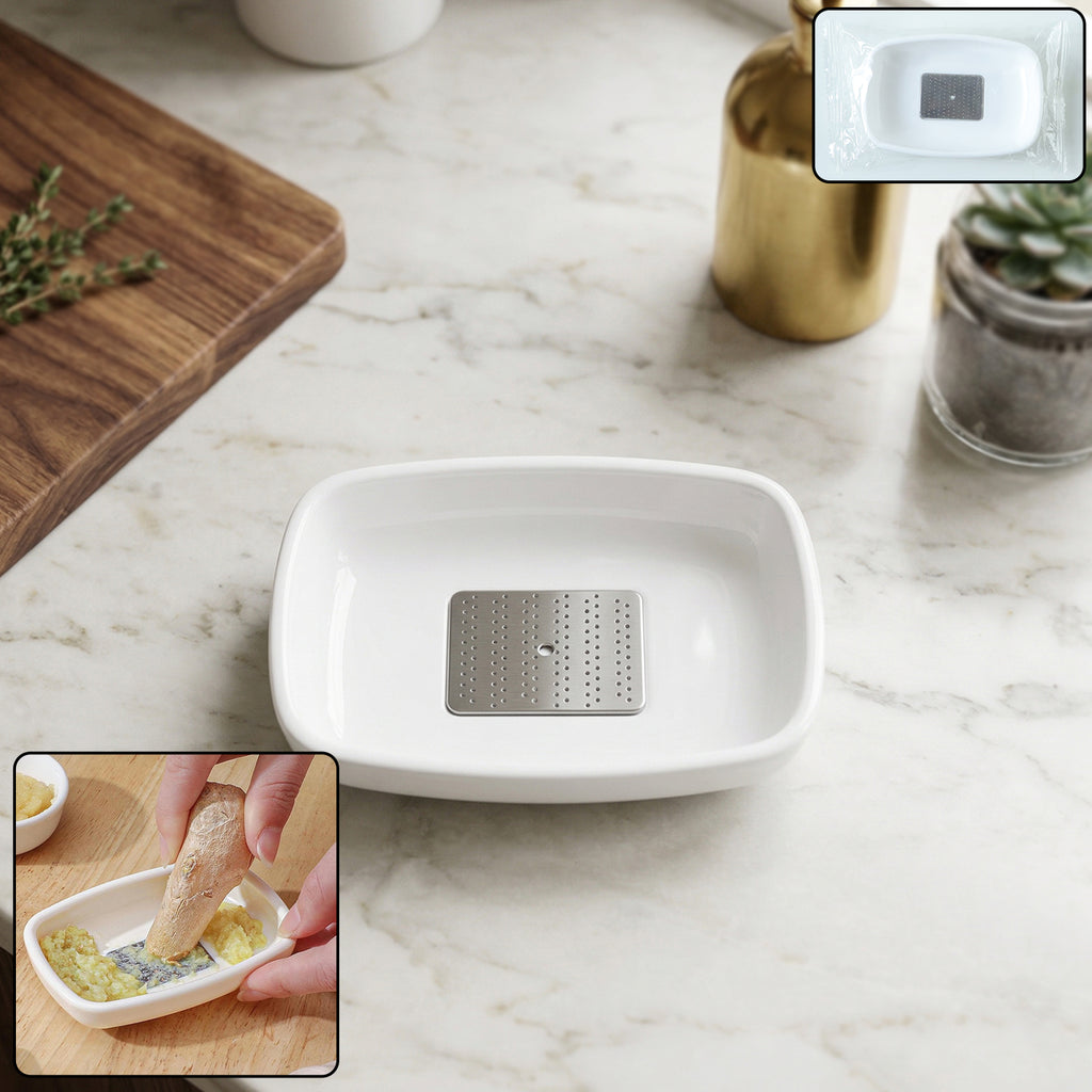 Multipurpose Garlic Ginger Grinding Plate (1 Pc)