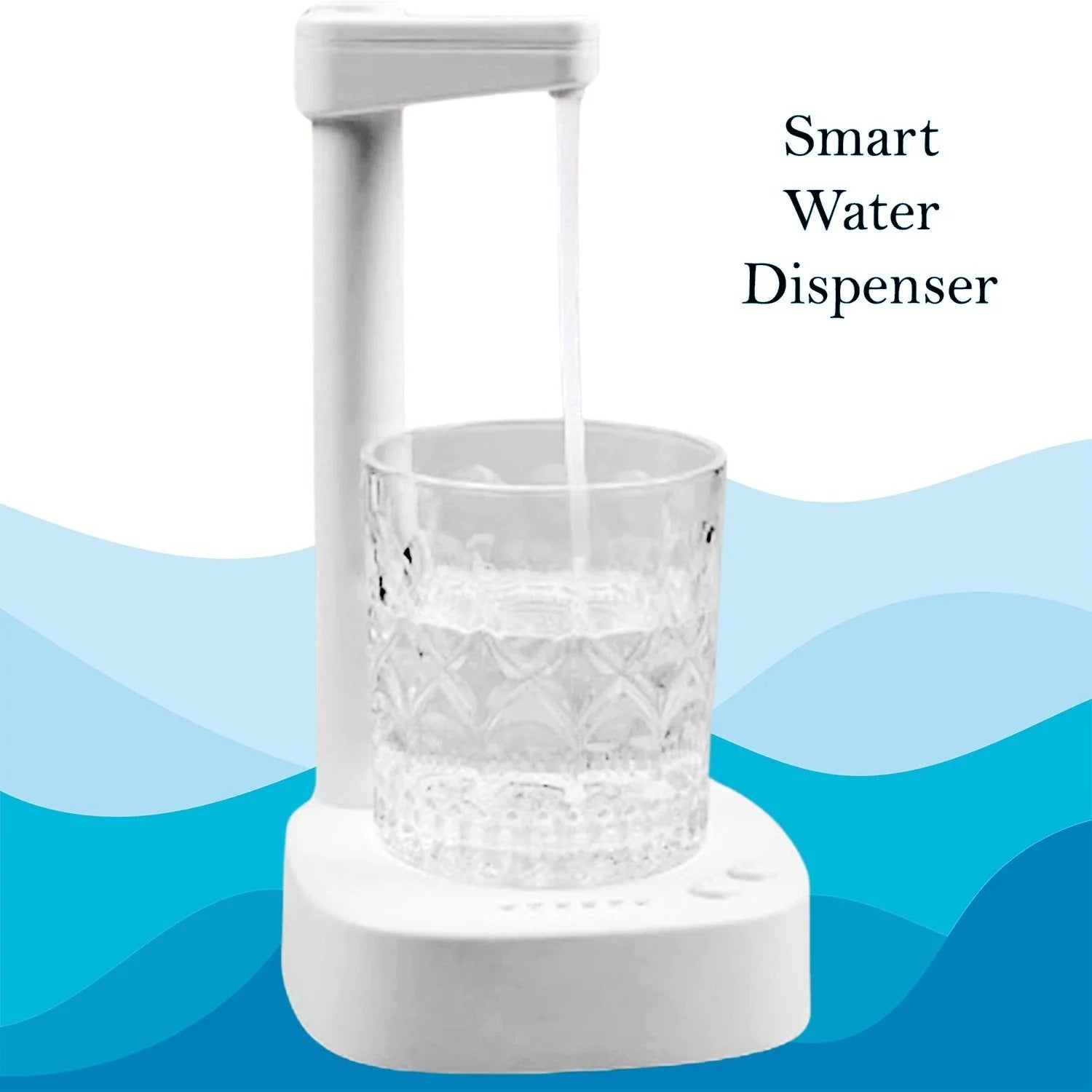 8864 Usb Charging Desktop Water Bottle Dispenser Intelligent Desktop Water Pump With Small Pipe One Button Operation Smart Table Bedside Water Dispenser Desk Water Dispenser For Home Office Outdoor Camping
