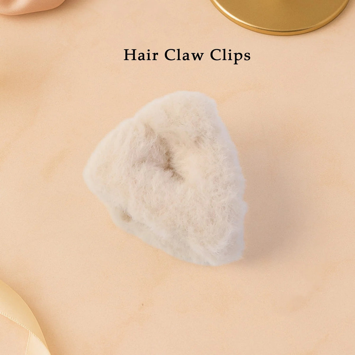 Hair Claw Clips Plastic Fluffy Hair Claw Hair (1 Pc)