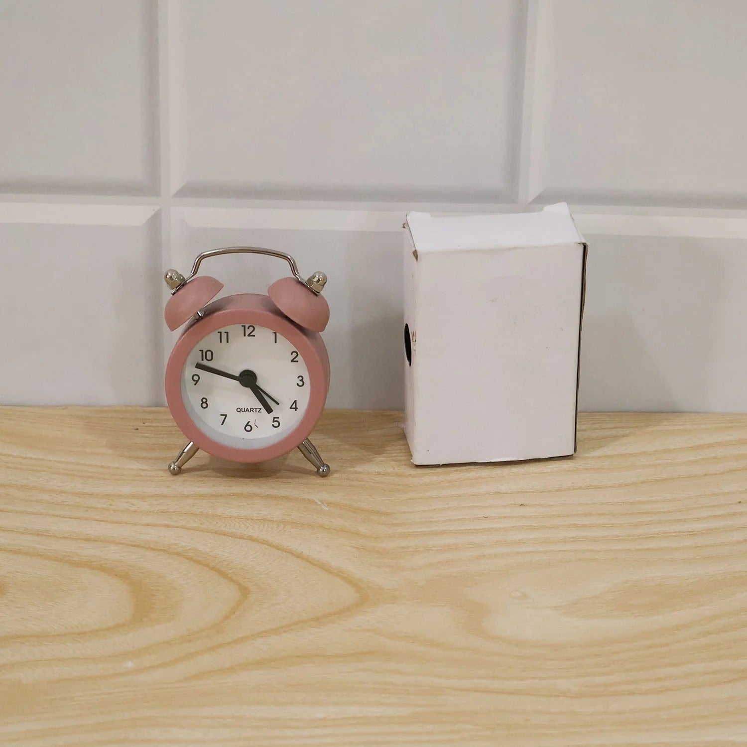 Small Twin-bell Analog Alarm Clock - (1 Pc)