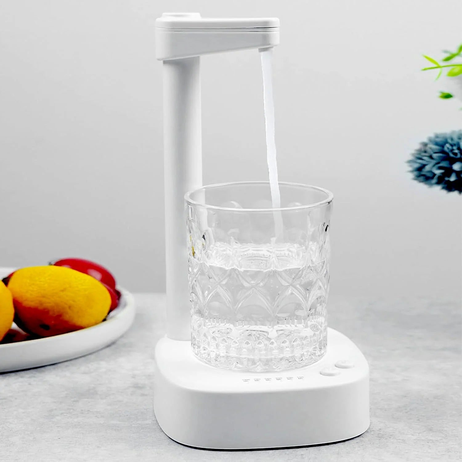 8864 Usb Charging Desktop Water Bottle Dispenser Intelligent Desktop Water Pump With Small Pipe One Button Operation Smart Table Bedside Water Dispenser Desk Water Dispenser For Home Office Outdoor Camping