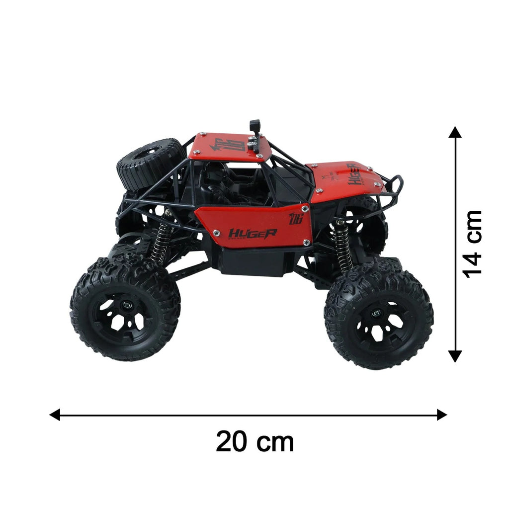17816   118 Scale Rock Crawler Monster Rc Truck All Terrain Stunt Racing Car Rechargeable Indoor Outdoor Toy Car