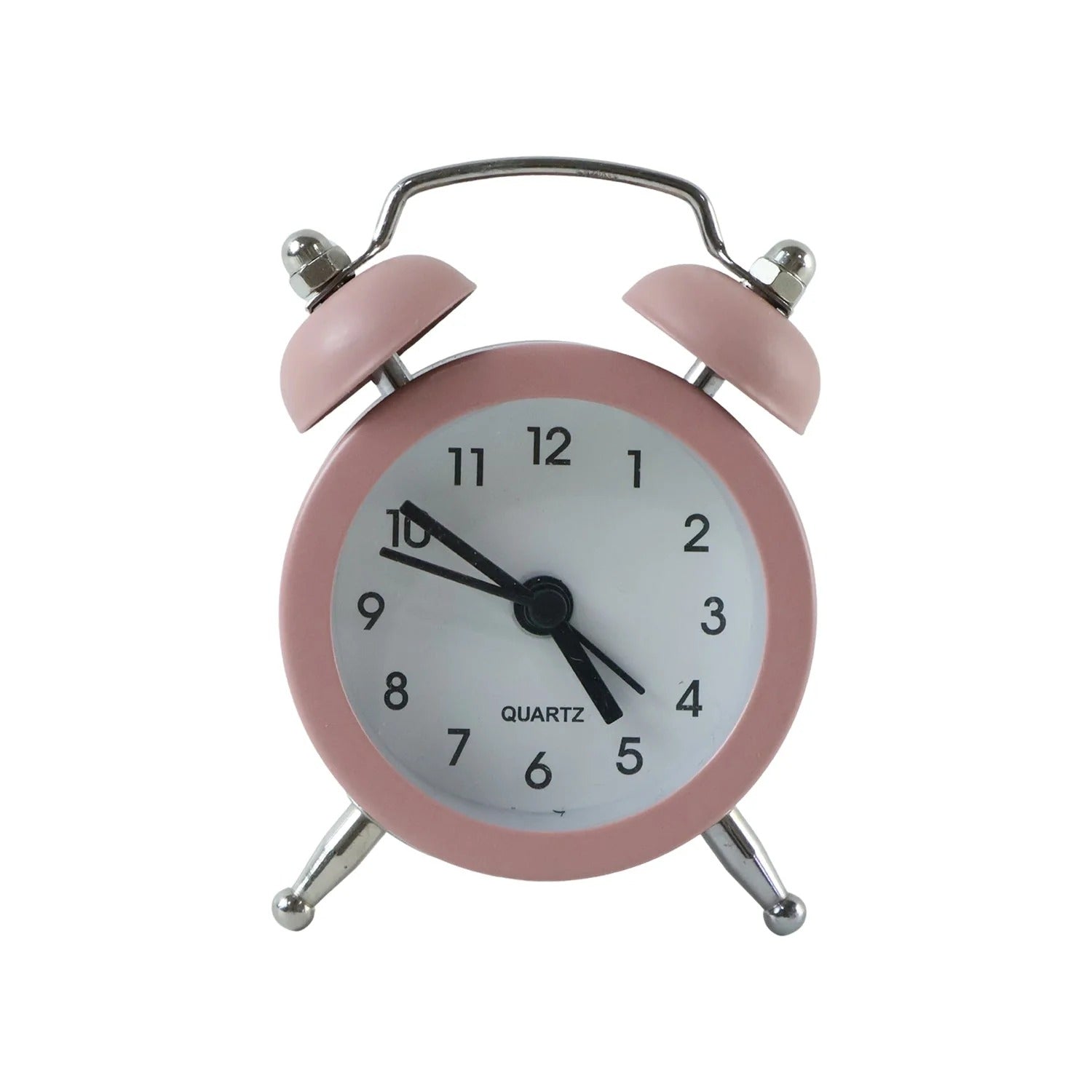 Small Twin-bell Analog Alarm Clock - (1 Pc)