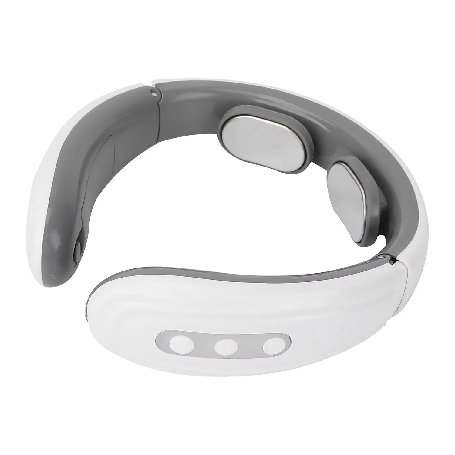 2 Heads Smart Electric Neck And Back Pulse Massager (1 Pc  Mix Design)