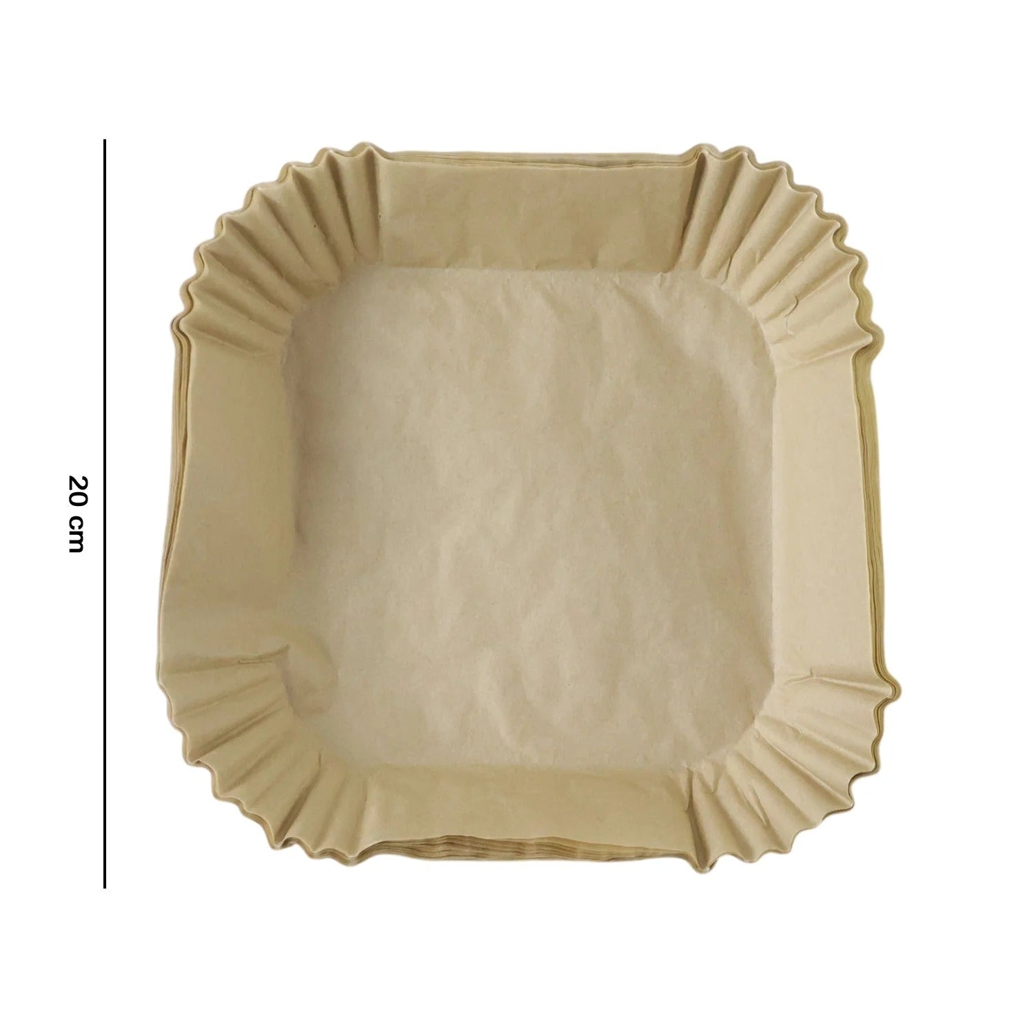 Square Air Fryer Disposable Paper Liner  (50 Pcs Set  160mmx45mm)