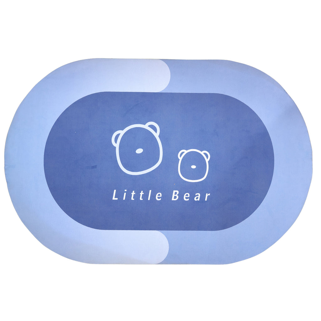 Premium Little Bear Printed Soft Non-slip Bath Mat (1 Pc 118x79 Cm)