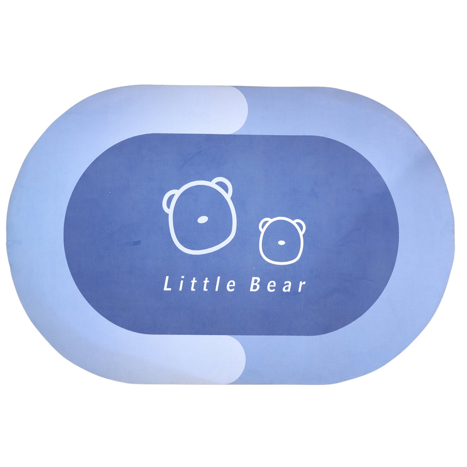 Premium Little Bear Printed Soft Non-slip Bath Mat (1 Pc 118x79 Cm)