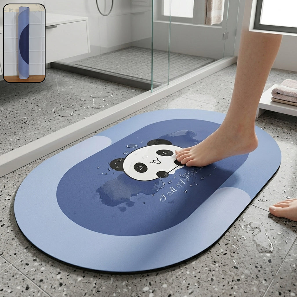Premium Soft Anti Slip Bathroom Floor Mat (1 Pc 79x50 Cm)