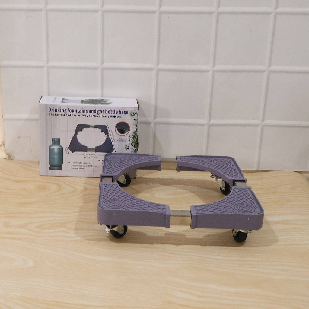 Washing Machine Stand With Wheels Adjustable Movable Base For Fridge (1 Pc)