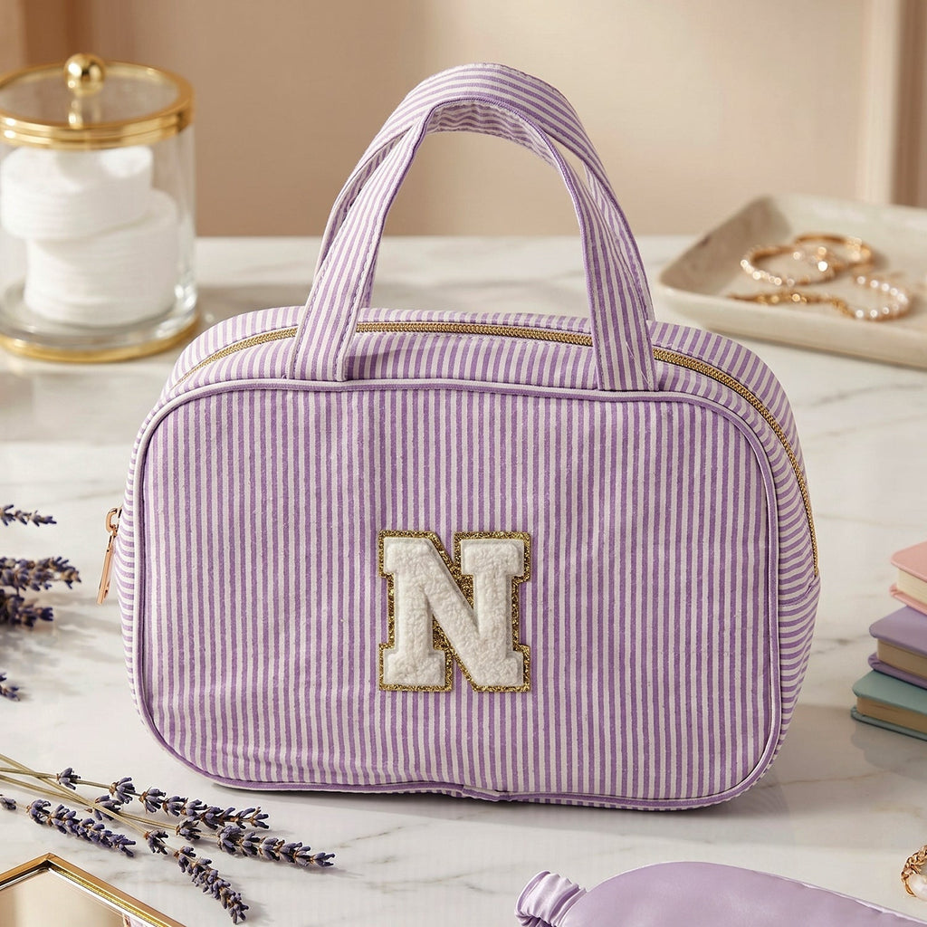 Travel Multi Pocket Toiletry Bag Hanging Cosmetic Makeup Organizer Pouch (1 Pc)