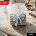 Mini Bamboo Empty Gift Box Decorative Candy Chocolate Storage Basket (1 Pc)