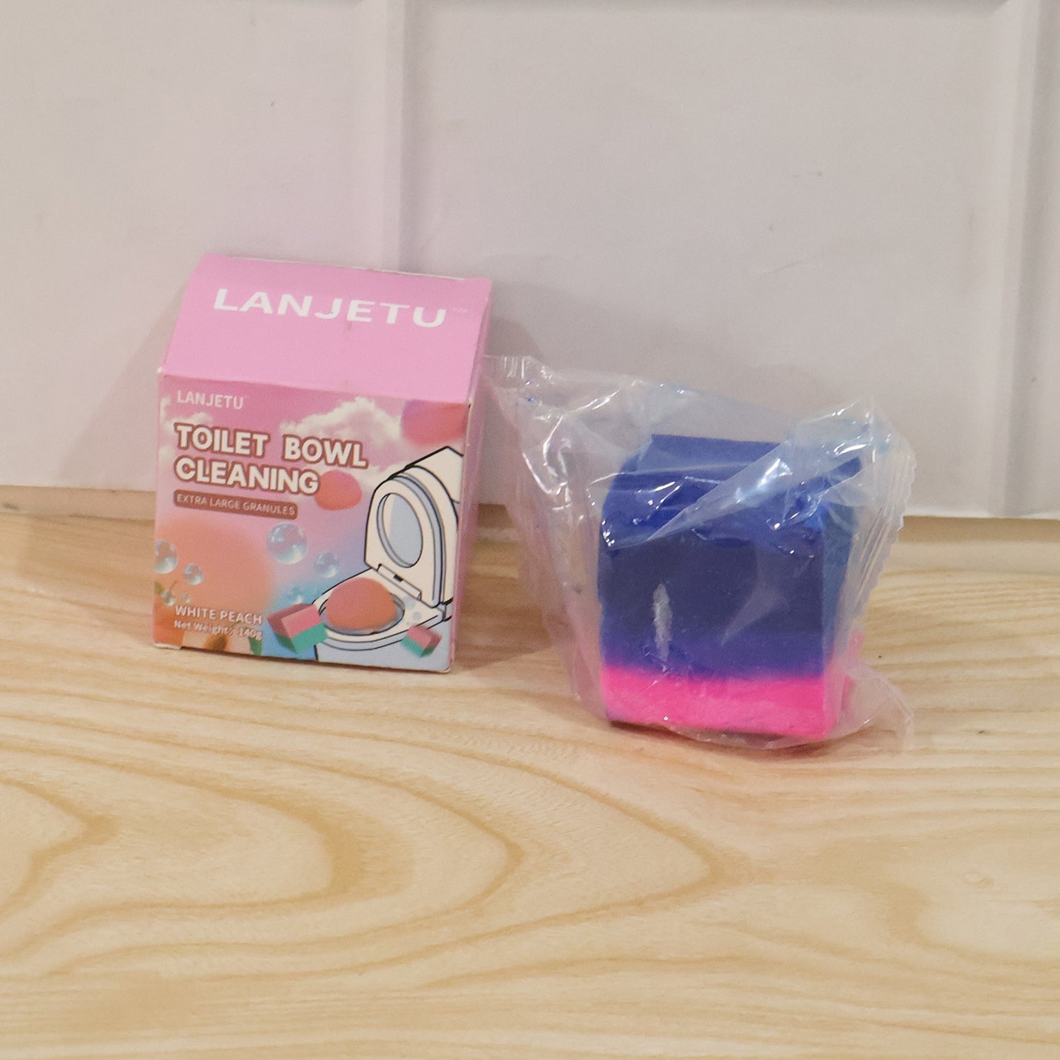 Bathroom Toilet Bowl Cleaning Block Dual Colour Flush Tank Cleaner (1 Pc)