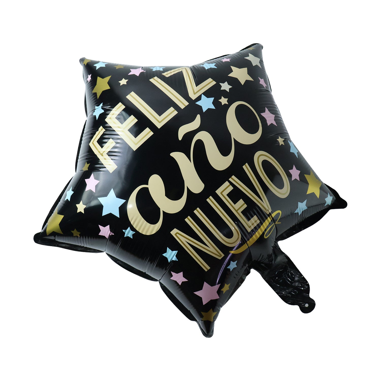 Black Star Feliz Ano Nuevo Foil Balloon For Celebration (1 Pc)