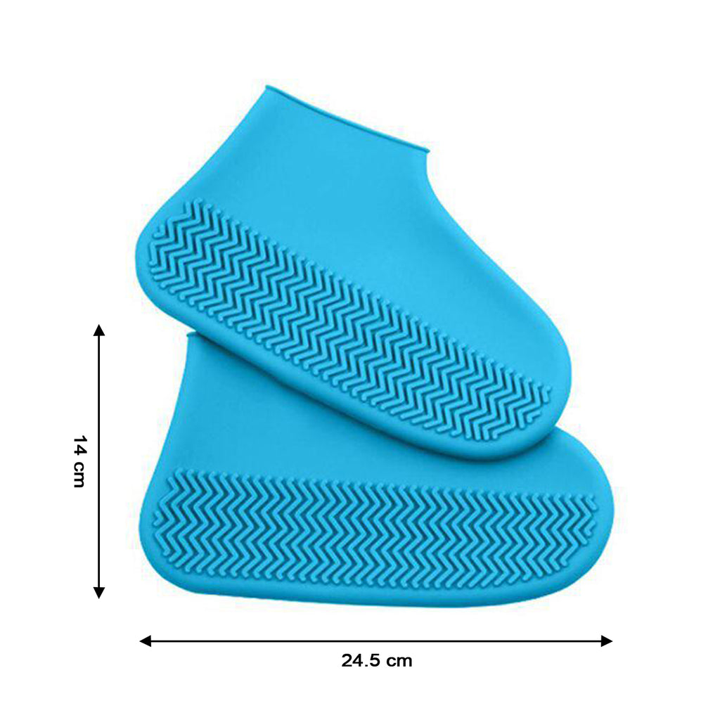 4867 Non-slip Silicone Rain Reusable Anti Skid Waterproof Fordable Boot Shoe Cover