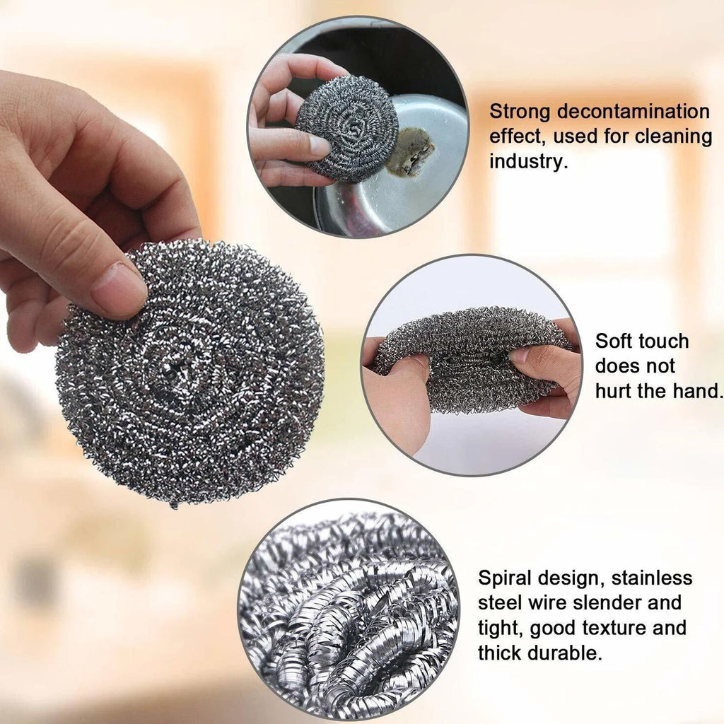 Stainless Steel Scrubber For Kitchen (1 Pc 25 Gm)