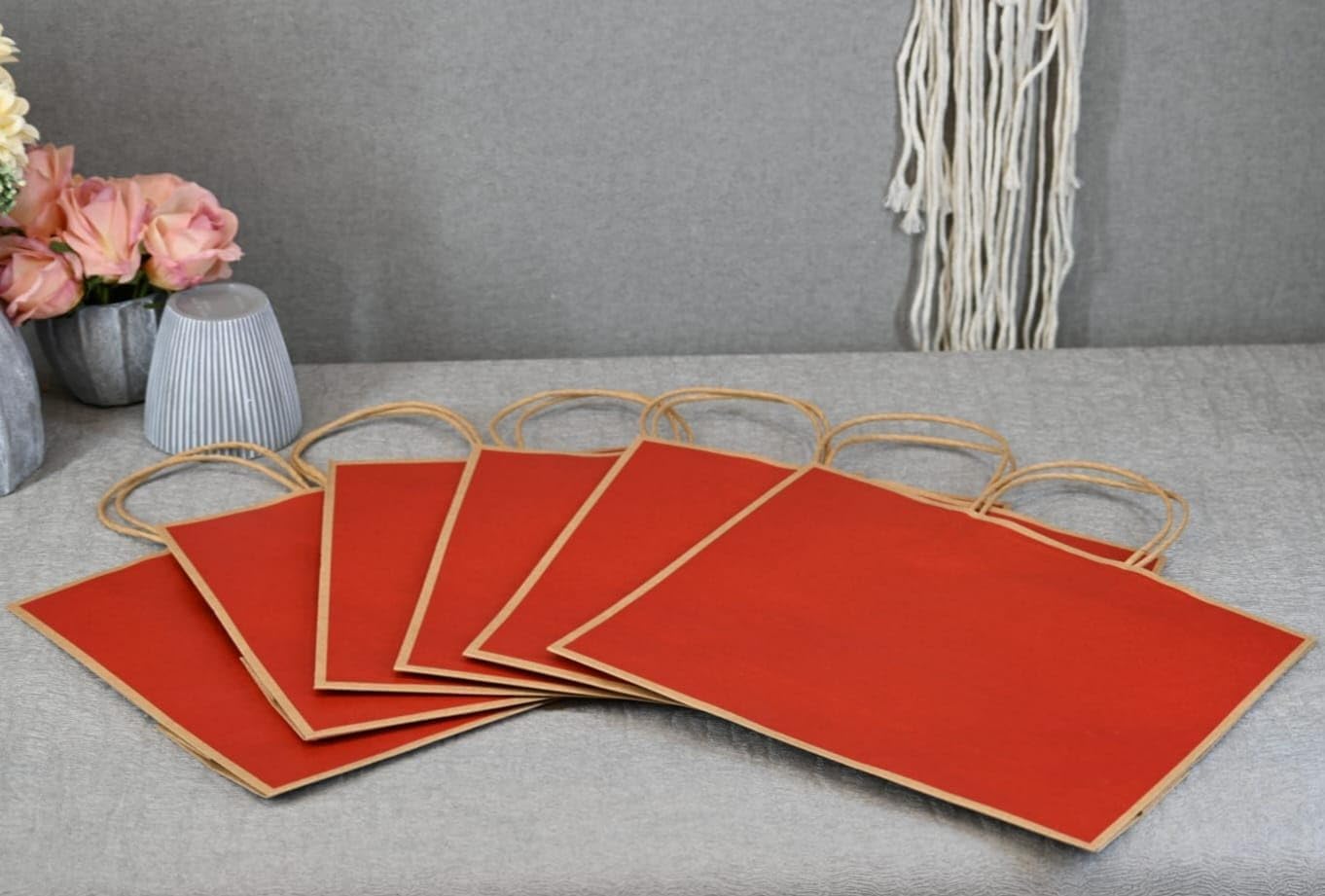 Large Size  (27X32X11 cm) Paper Bags With Handle Gift Paper bag, Carry Bags, gift For Valentine Gifting, marriage Return Gifts, Birthday, Wedding, Party, Season's Greetings - Image 3