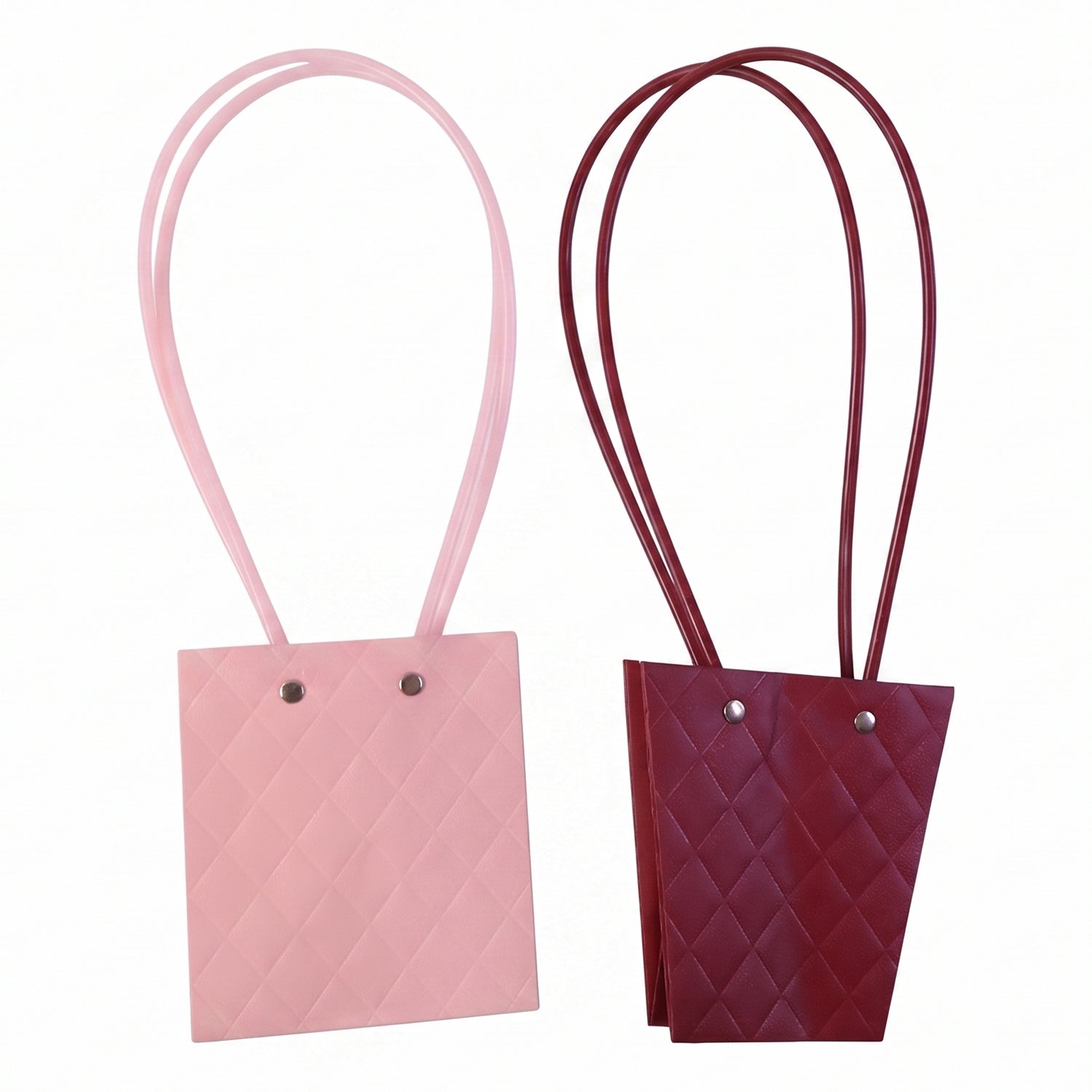 Stylish Foldable Flower Packaging Bag With Handle For Bouquet And Gifting (1 Pc)