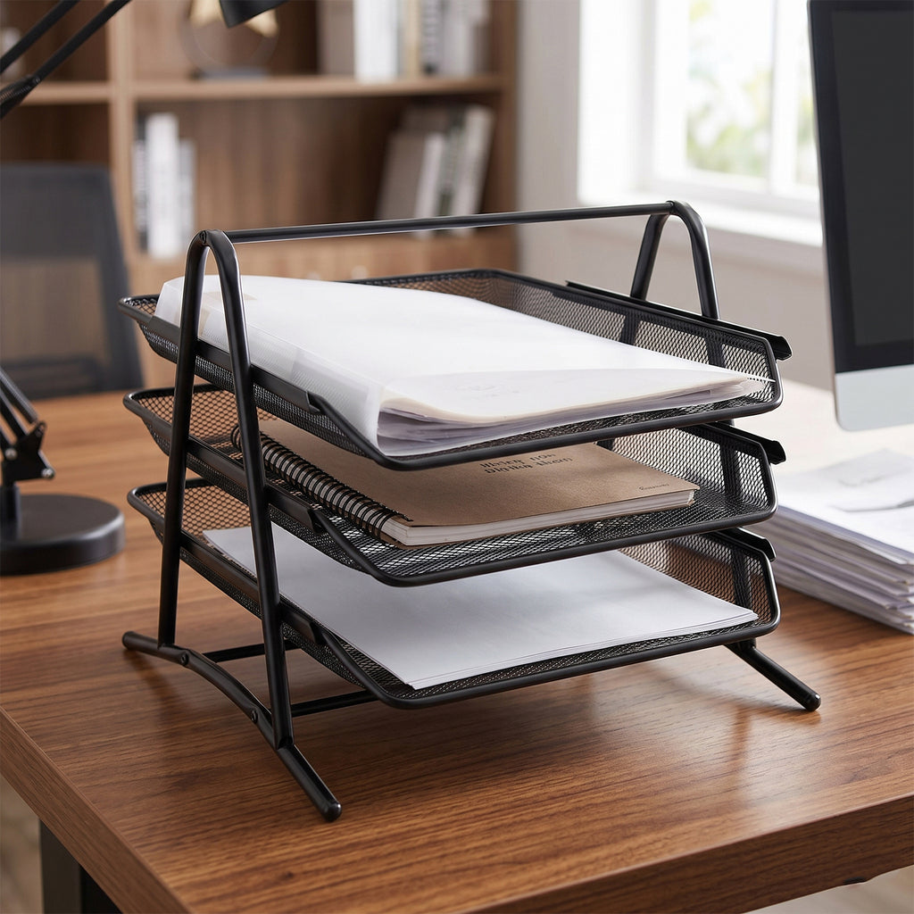 Heavy Duty Metal 3-tier Multi Rack Stand  Durable Organizer Rack