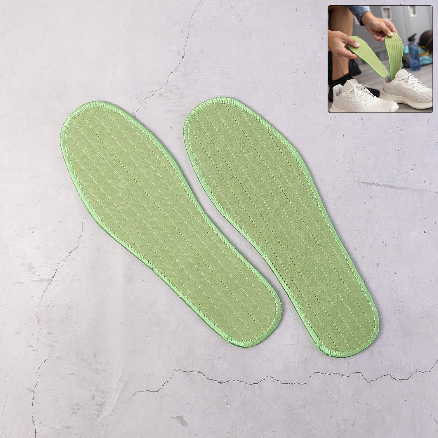 Premium Comfort Shoe Insoles For Daily Foot Support Size 38 (1 Pair  Mix Design)