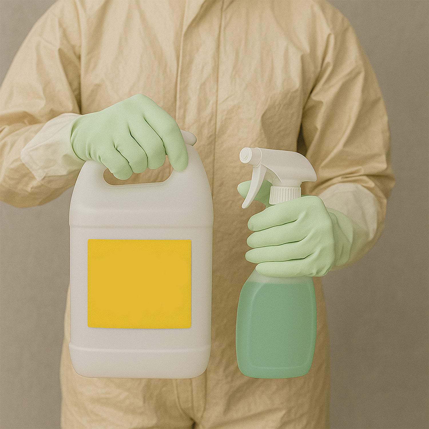 Latex Household Gloves (2 Pair  Mix Color)