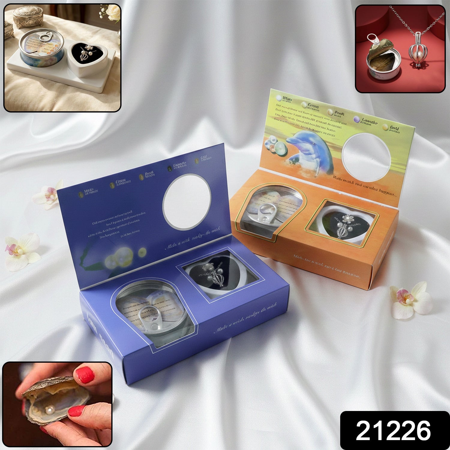 Wish Pearl Necklace Gift Set (1 Set  Mix Desgin)
