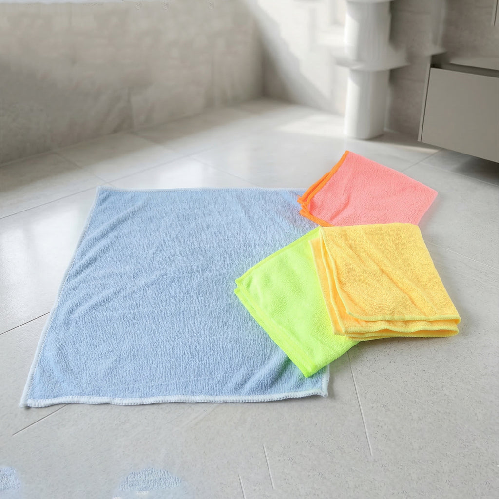 Multi-purpose Microfiber Cleaning Cloth Set (4 Pc 29x30 Cm)
