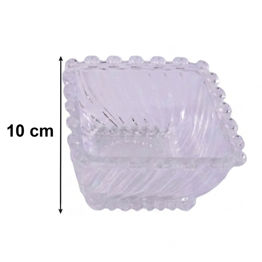 Royal Premium Glassware Serving Plate And Bowl (12 Pc Set)