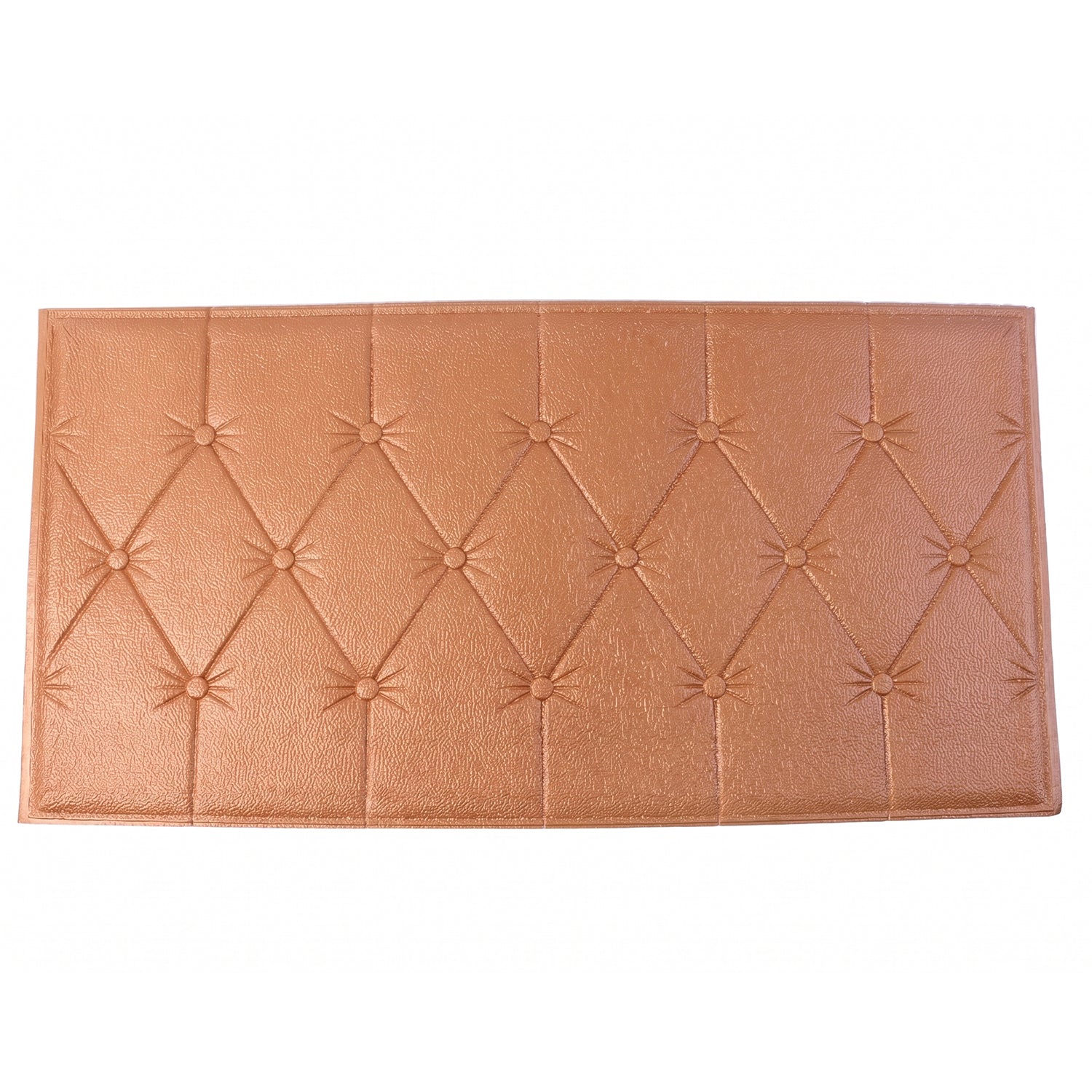 Self Adhesive 3d Foam Wall Panel Cushion Wallpaper (1 Pc Brown 69x35 Cm)