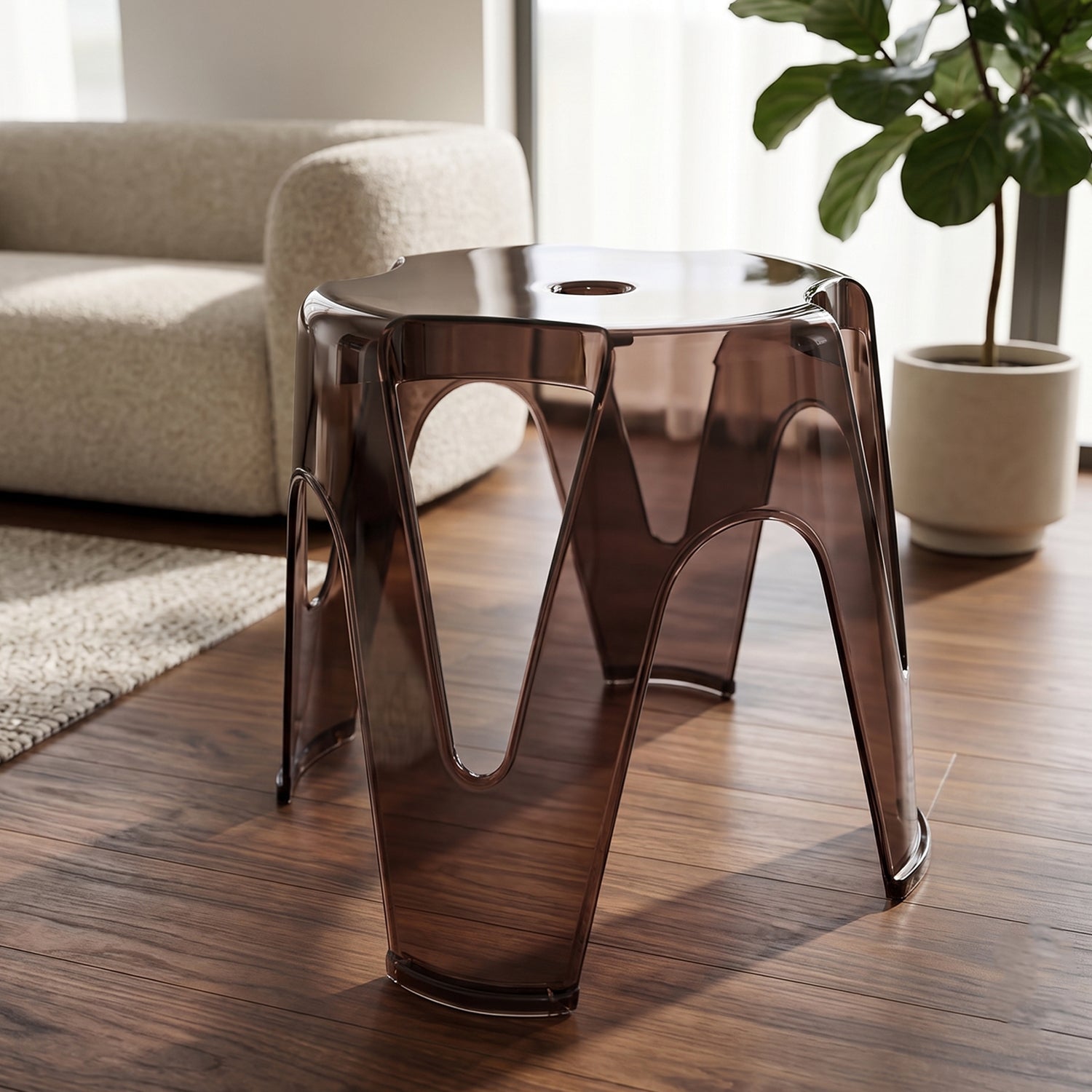 Strong Durable Plastic Sitting Stool For Home Bathroom And Outdoor Use (1 Pc)